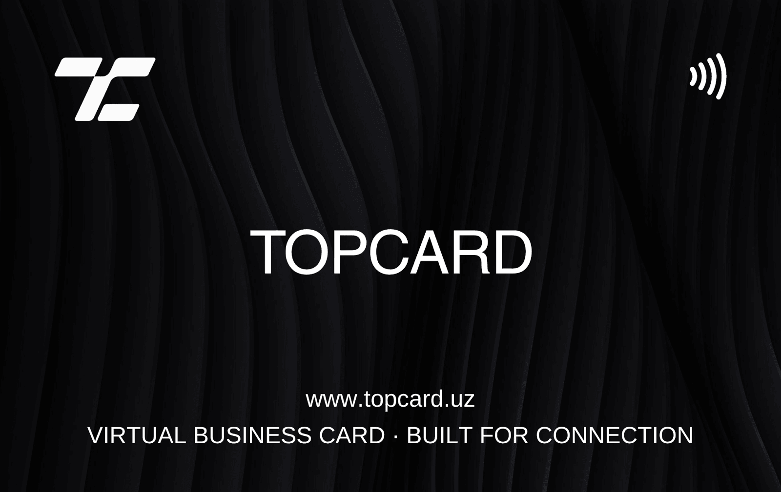TOPCARD Essential Edition — matoviy obsidian smart NFC karta